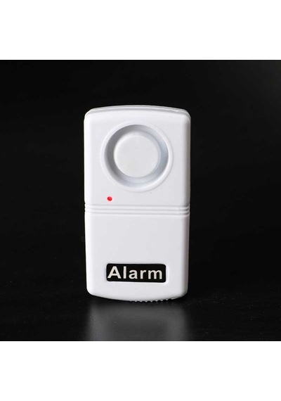 Mini Hırsızlık Önleme Güvenlik Sistemi 120db Titreşim Alarmı Kapı Penceresi İçin Beyaz