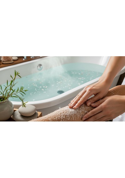 Lúvea Parıs Lavantalı Scrub Banyo Tuzu Sıvı Tuzlu, Tatlı Badem Yağı & E Vitamini Sofrada Öğütme Tuz Hediye Diğer