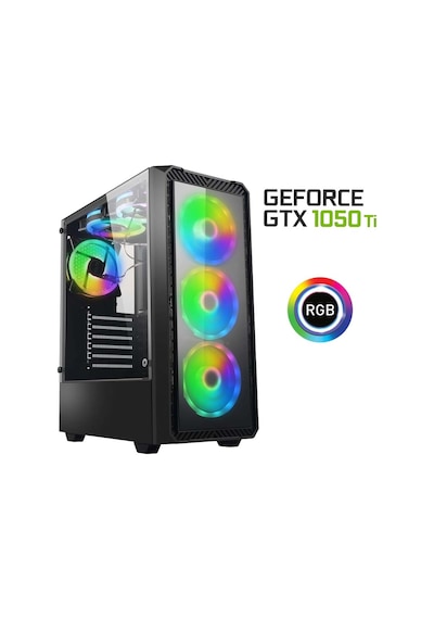 Xaser XSR543 i5-6400 16 GB 256 GB M.2 NVMe SSD 4 GB GTX1050Ti Free Dos Masaüstü Oyuncu Bilgisayarı