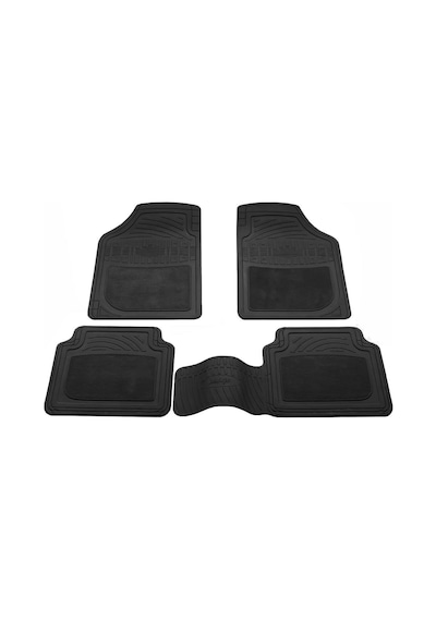 Image Volvo S60 Paspas Siyah Yarım Halı Tam Kauçuk Universal