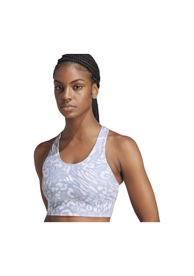 Adidas Run Pkt Ms Aop Kadın Antrenman Sporcu Sütyeni Jn9694 Gri Gri