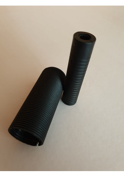 Ankastre Stop Valf Uzatma Plastik Parça Takım Siyah