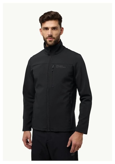 Jack Wolfskin Whırlwınd Men A62521-softshell Black Erkek Mont Siyah