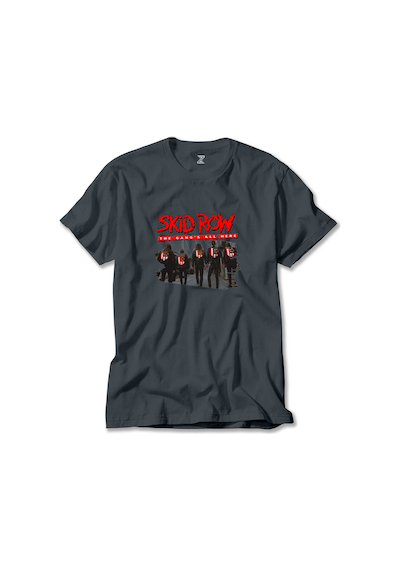 Skid Row The Gang Lacivert Tişört