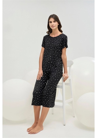 U.S. Polo Assn. 16696 Kısa Pijama Takım Siyah