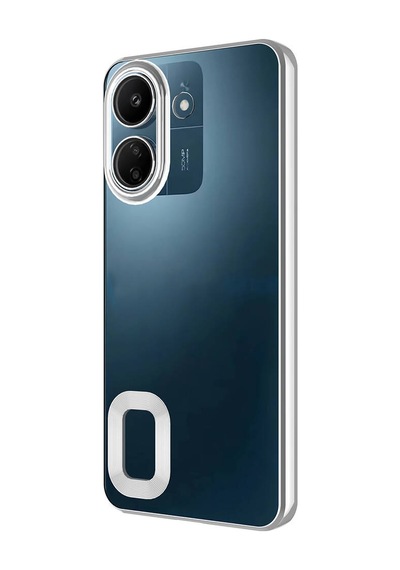 Goocamp Poco C65 Kılıf Kamera Korumalı Logo Gösteren Omega Kapak-derin Mor Derin Mor