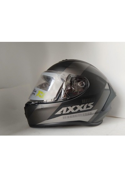 Kask Axxıs Draken - Full Face Siyah - Kırmızı - Beyaz