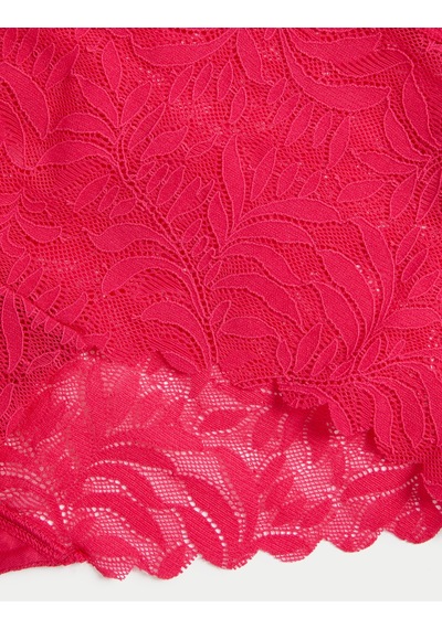 Marks & Spencer 3 Lü Flexifit:trade Mark: Dantel Yüksek Bel Şort Külot Seti Pembe