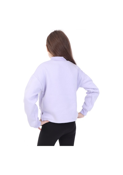 Toontoy Kız Çocuk Baskılı Sweatshirt Mavi