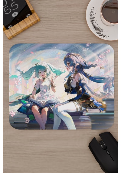 Faruzan Genshin Impact Anime Gacha V5 - 22x18 Gaming Mouse Pad Fare Altlığı