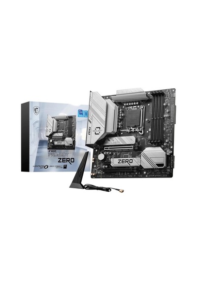 Msı B760m Project Zero Wi-fi Intel Lga1700 Ddr5 Micro Atx Anakart Teşhir