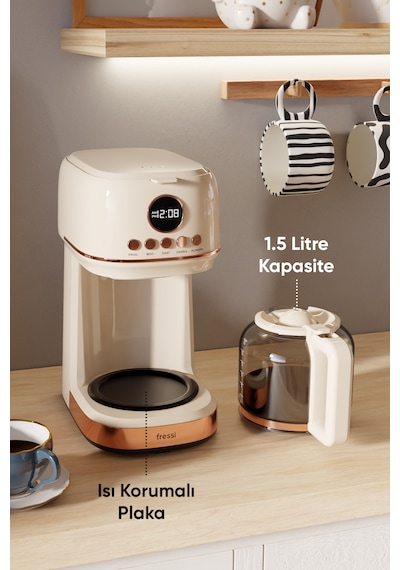 Fressi FR-FC09 Dijital Göstergeli Filtre Kahve Makinesi