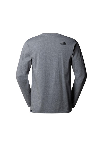 The North Face M L/s Sımple Dome Tee Erkek Tişört Nf0a87qndyy1 Gri
