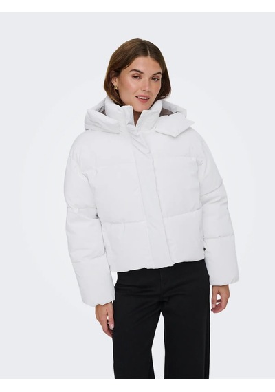 Only Onldixie Life Puffer Kadın Şişme Mont 15349122 Beyaz