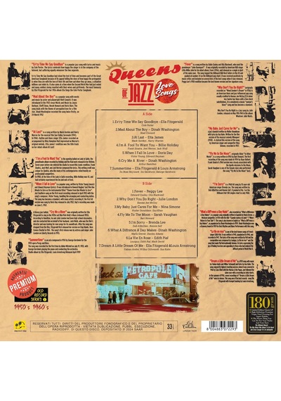 Queens Of Jazz - Love Songs Plak