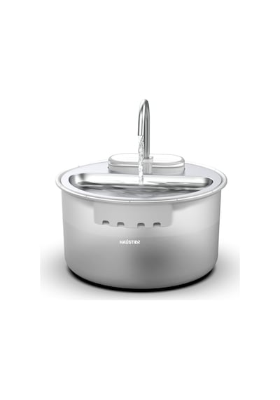 Haustier Wf009ls Otomatik Kedi Su Sebili,kedi Su Çeşmesi, Su Pınarı 3.5lt Geniş Hazne, Çelik Tabla, Ultra Sessiz,