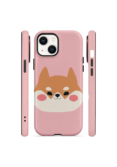 Velvoria Valestra Shiba Köpekli Apple Apple iPhone Uyumlu 15 Plus Magsafe Koruma Kılıfı Valestra Magline - Shiba Köpekli