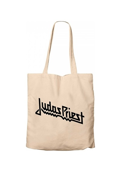 Judas Priest Logo Krem Kanvas Bez Çanta Krem