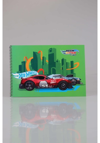 Yeni Sezon Lisanslı Hot Wheels Resim Defteri 17x24 Cm 15 Yaprak Altın