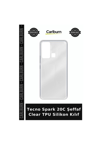 Tecno Spark 20c Şeffaf Clear Tpu Silikon Kılıf Cep Koruyucu Telefon Kılıfı Cihaz Aksesuarı çok renkli