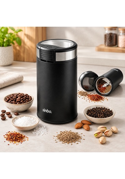 Kahve & Baharat Öğütücü 200w, 50g Çelik Bıçak Çok Renkli