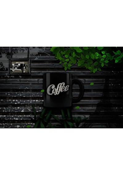 3D Coffee Kafeler İçin Özel Tasarım Duvar Kağıdı