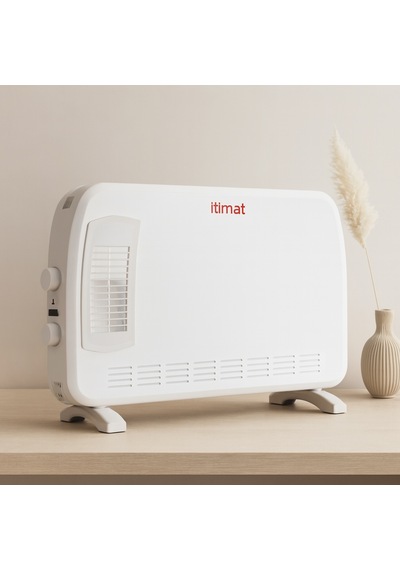 Konvektör Isıtıcı 2000w 3 Kademe, Ayarlı Termostat - Büyük Boy