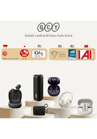 H3 Pro Hybrid Anc Hi-res Ldac Bluetooth 5.4 Kafaüstü Kablosuz Kulaklık Çift Cihaz Desteği Beyaz