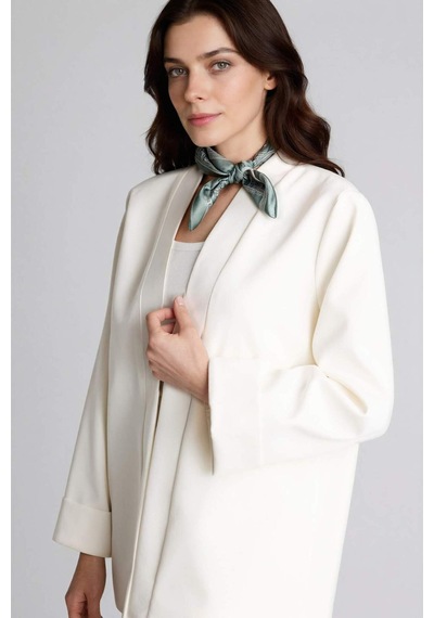 Defacto Relax Fıt Blazer Ceket H2400ax26sper105 Ekru-er105