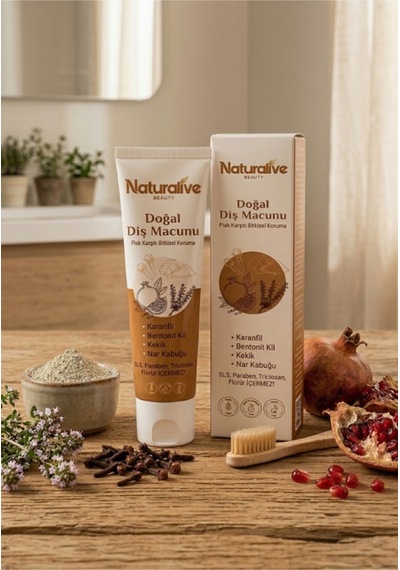 Naturalive Karanfilli Doğal Diş Macunu 100 Ml