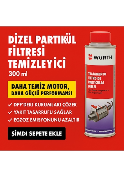 Dizel Partikül Filtre Temizleyici 300ml
