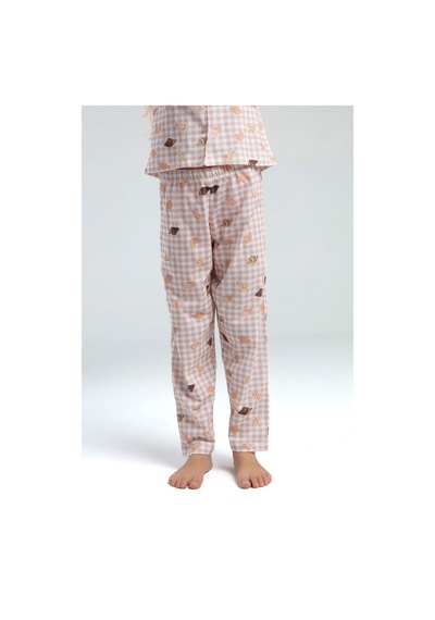 Rolypoly Kız Çocuk Beyaz Pijama Takımı Beyaz