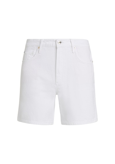 Tommy Hilfiger Dnm Straıght Short Rw Whıte Kadın Beyaz Şort - Ww0ww45924 Beyaz