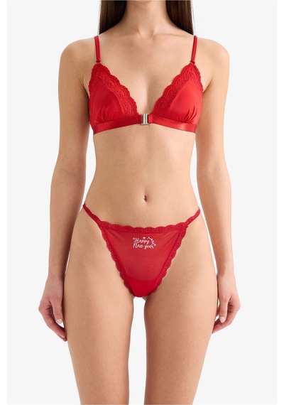 Defacto Dantel Detaylı Tanga-fall İn Love G1110ax25wnrd79 Kırmızı-rd79