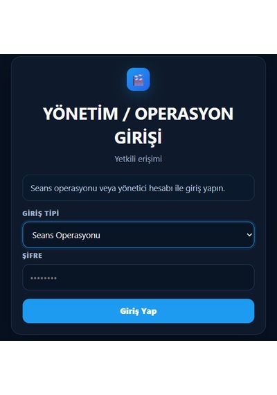 Sinema Seans Bilgi Panosu Modülü Wifi Bağlantılı, Uzaktan Yönetilebilir, 750 Seans Kapasiteli