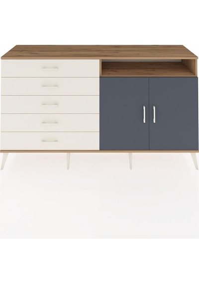 Hyperion Konsol 2 Raflı 5 Çekmeceli 2 Kapaklı 176x44x99 Çam-antra Çam-antrasit/aytaşı Hyperion Konsol 2 Raflı 5 Çekmeceli 2 Kapaklı 176x44x99 Çam-antra Çam-antrasit/aytaşı