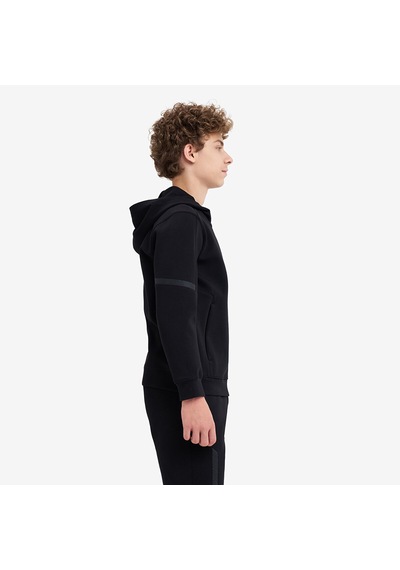 Lescon Siyah Çocuk Fermuarlı Kapüşonlu Sweatshirt