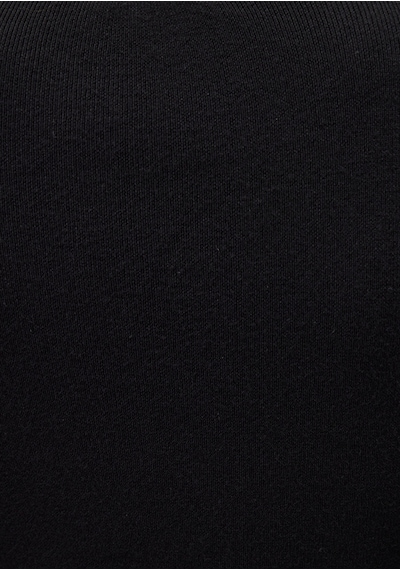 Mavi - Bisiklet Yaka Siyah Crop Kazak 1710474-900 Siyah