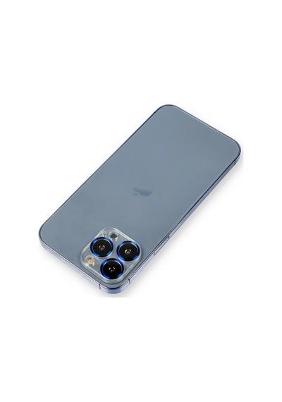 Newface - 636 - İphone 12 Pro Metal Kamera Lens Koruma Cam - Ece-umay - - Mavi