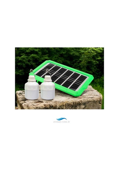 Panther Pt-s600 Şarjlı Solar Kamp Seti Beyaz