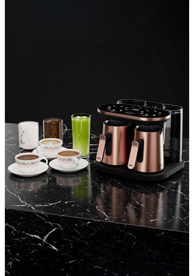 Arzum OKKA OK0051 Rich Duo Çoklu İçecek 8 Fincan Matcha Bol Köpüklü Türk Kahvesi Makinesi