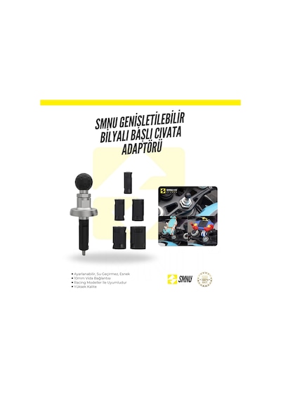 Smnu Racıng Bilya Başlı Cıvata Adaptörü Gümüş