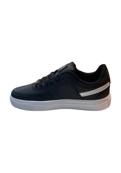 M.p. 232-1291 Zn Siyah-beyaz Cilt Sneaker Ayakkabı - 36 Siyah