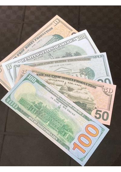 Aykar 500 Adet Karma Dolar Geçersiz Düğün Film Dizi Paraları