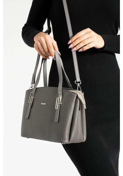 Just Polo Kadın Yeni Sezon 5 Bölmeli El Ve Omuz Çantası 4030mh 2066mh 5013mh Füme