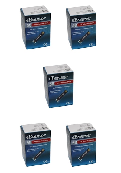 Ebsensor Şeker Ölçüm Çubuğu 5 X 50 Strip