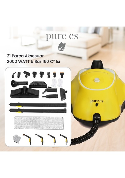 Pure Es P501 Yüksek Basınçlı Buharlı Temizleyici