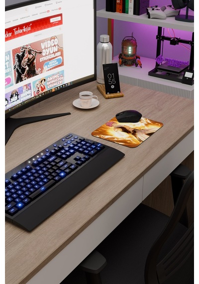 Fairy Tail Anime V1 - 22x18 Gaming Kauçuk Kaymaz Taban Mouse Pad Fare Altlığı