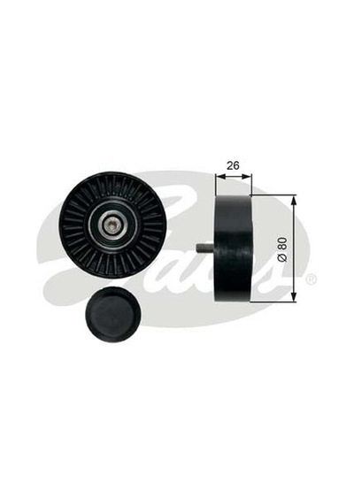 Gates Alternator Gergı Rulmanı Bmw E83 E70 E71 E72 AOD-GATES T36452