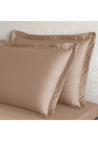 Linens X Tencel Lyocell 2'li Volanlı Yastık Kılıfı Seti Rose Rose